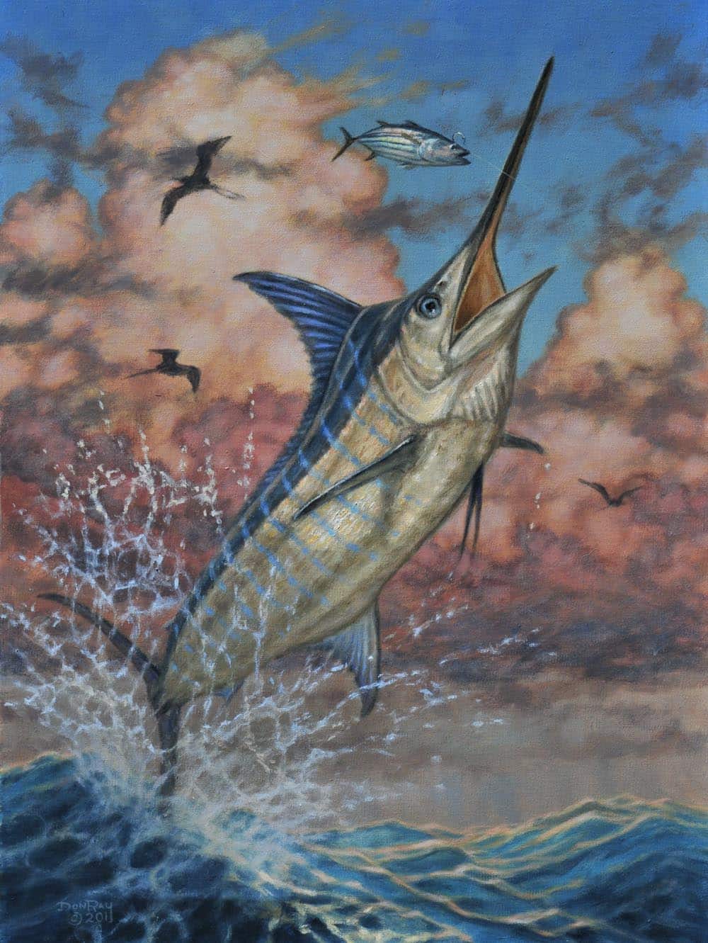 24 Remarkable Paintings of Marine-Fish Artist Don Ray | Sport Fishing Mag