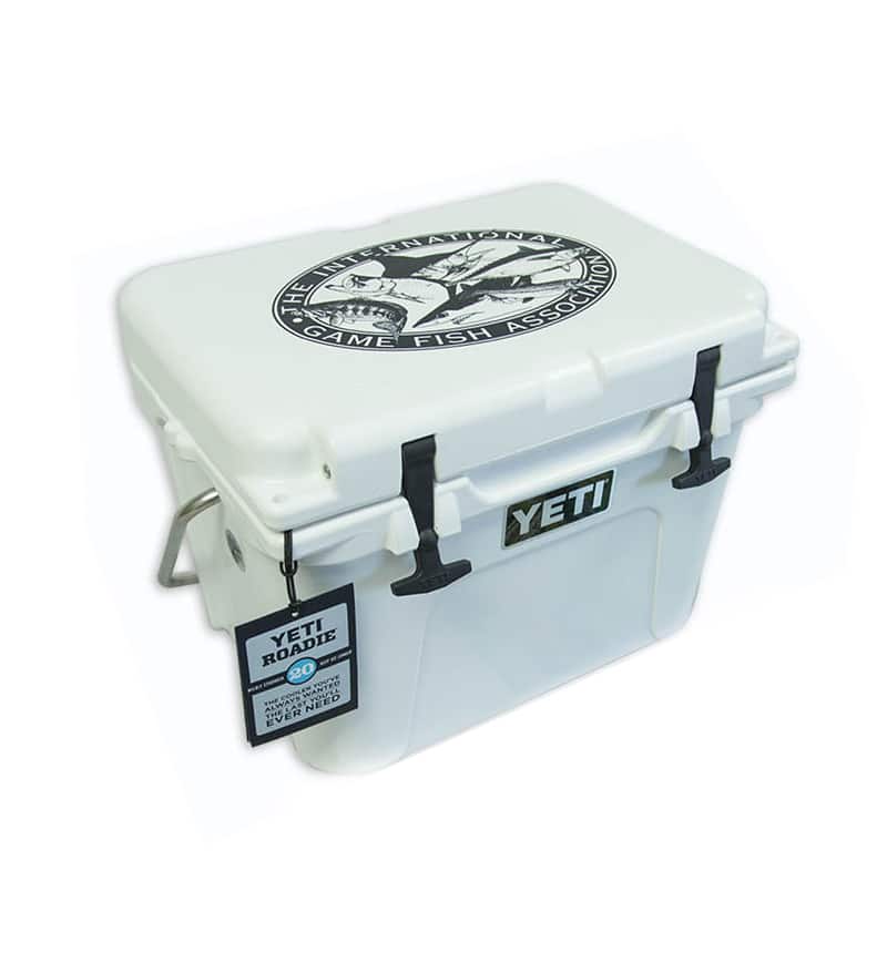 International Game Fish Association Annual Auction 2017 - Yeti Roadie 20 Cooler with IGFA Logo