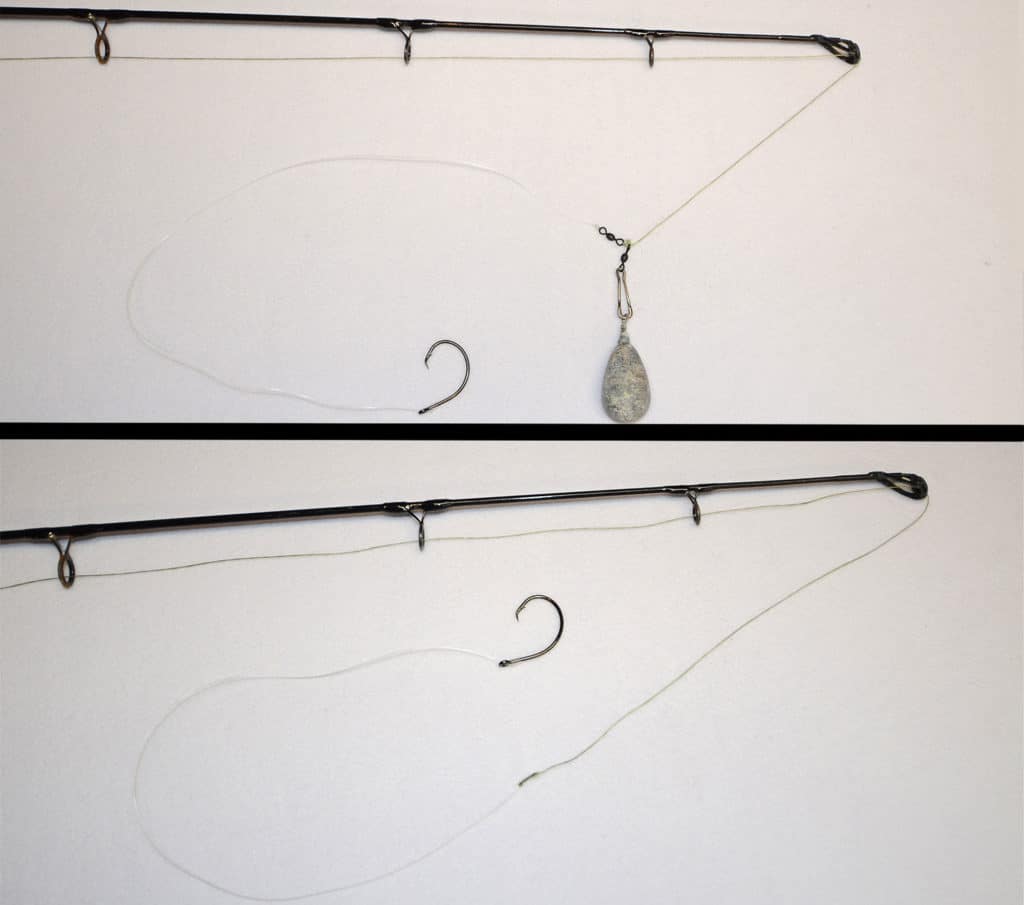 10-pieces Drop Shot Hook Fishing Hooks Down Shot Rig Hook Wide Gap