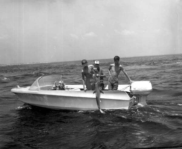 Off Shor Deep Sea Fishing Boat~Pensacola or Destin Florida~Vintage 1960s