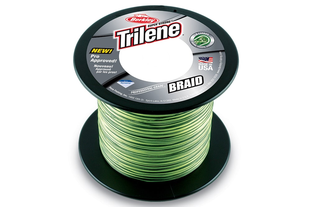 Reaction Tackle Braided Fishing Line- NO FADE Low-Vis Green