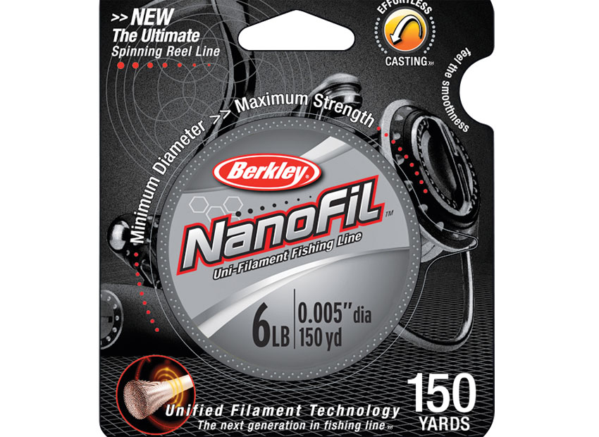 BRAND NEW BERKLEY NANOFIL FISHING LINE - 12 lb - 150 yard - CLEAR