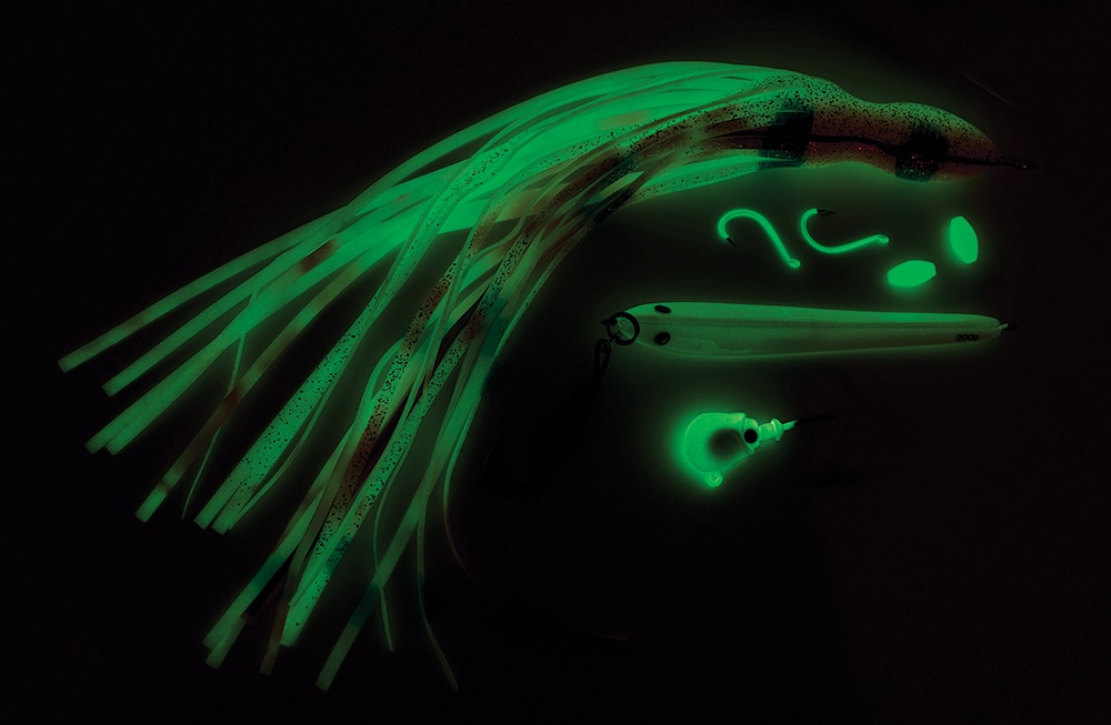 Glow In Dark Squid Jig Hooks Shrimp Fishing Lures With Luminous Tail - 06