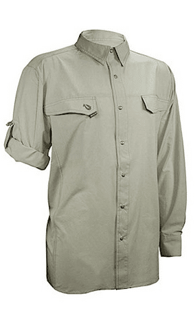 Spicy Tuna Shirt Men’s L Short Sleeve Button Down Vented Fishing Shirt 