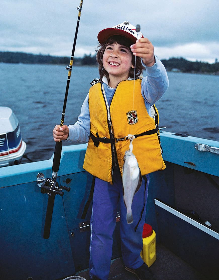 Kids On Fishing Boat Photos, Images and Pictures
