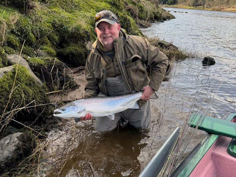 Fishing for Atlantic Salmon on the the River Tay
