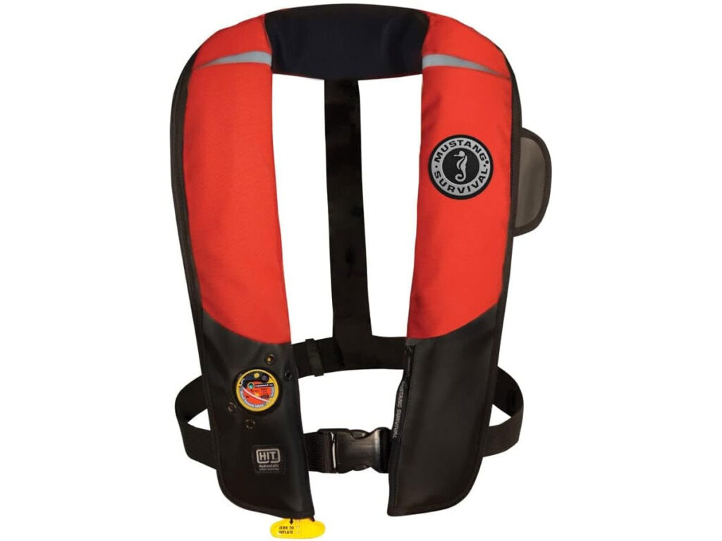 Mustang Survival Inflatable PFD with Hydrostatic Inflator Technology