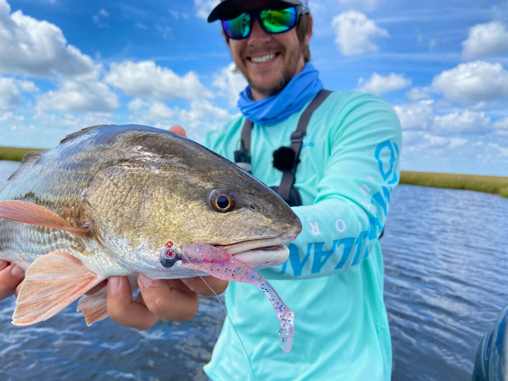 sight casting for redfish in the marsh