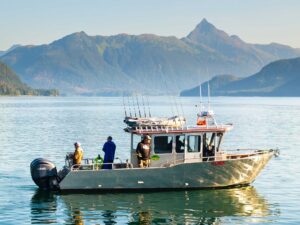 Wild Strawberry Lodge charter boat rockfishing