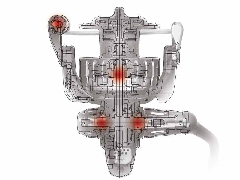 Daiwa’s Mag Seal technology, illustrated