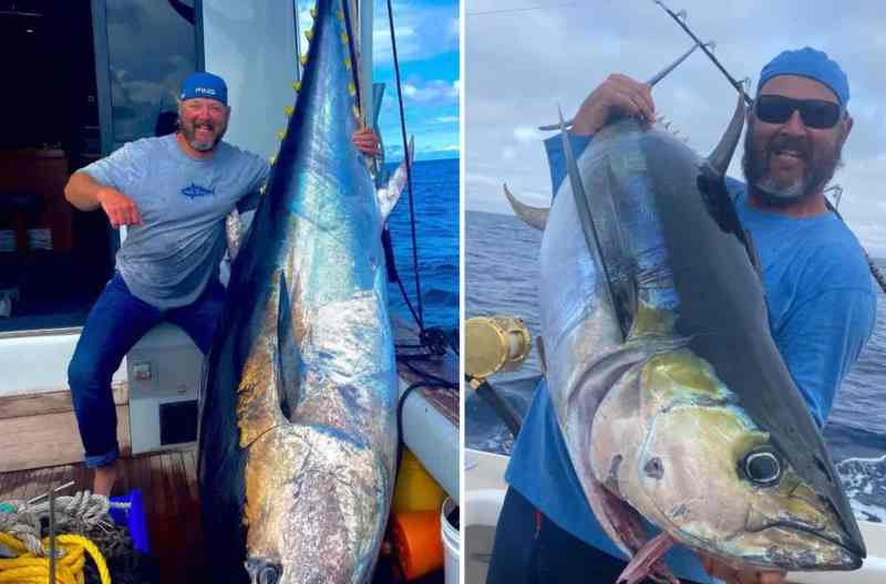 SPF0922-Tournament-Lawsuit Edward Pollner and giant bigeye tuna