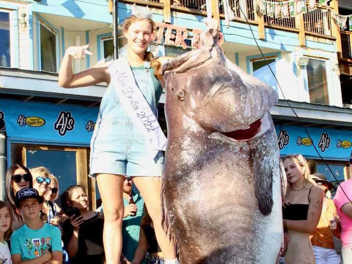 SPF1022-Destin-Grouper Giant grouper caught in Destin