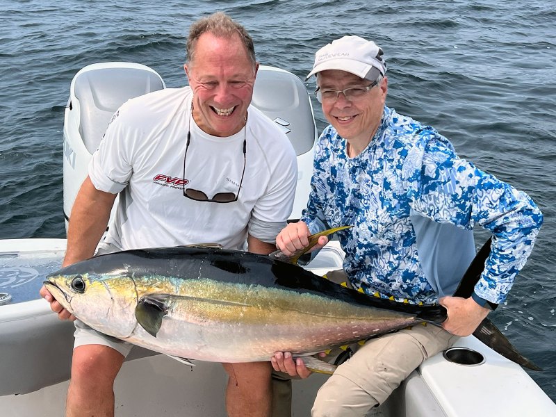 Better think twice! Targeting yellowfins on spinning gear is a blast, to a point. Once tuna get past a certain size, long fish fights can turn into heartache.
