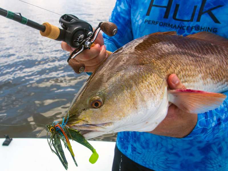 redfish-baitcaster redfish caught on baitcaster