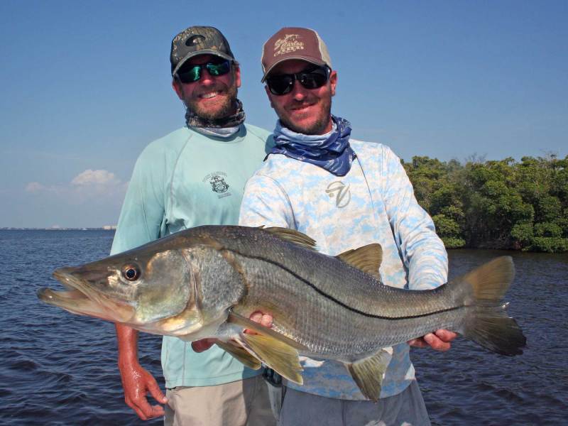 overslot-snook snook caught near jetty rocks