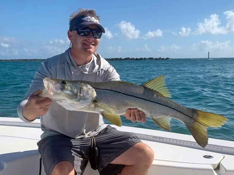Inlet snook fishing
