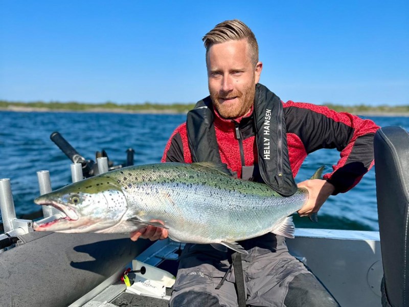 salmon-captain-Bjorn-Persson Sweden Baltic salmon