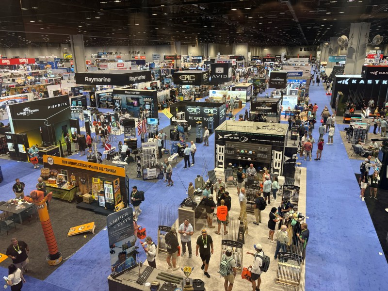 Orlando Orange County Convention Center show floor at ICAST 2025.
