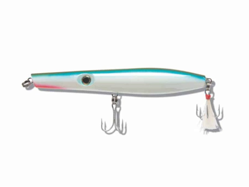 Guide's Secret topwater pencil popper striped bass lure