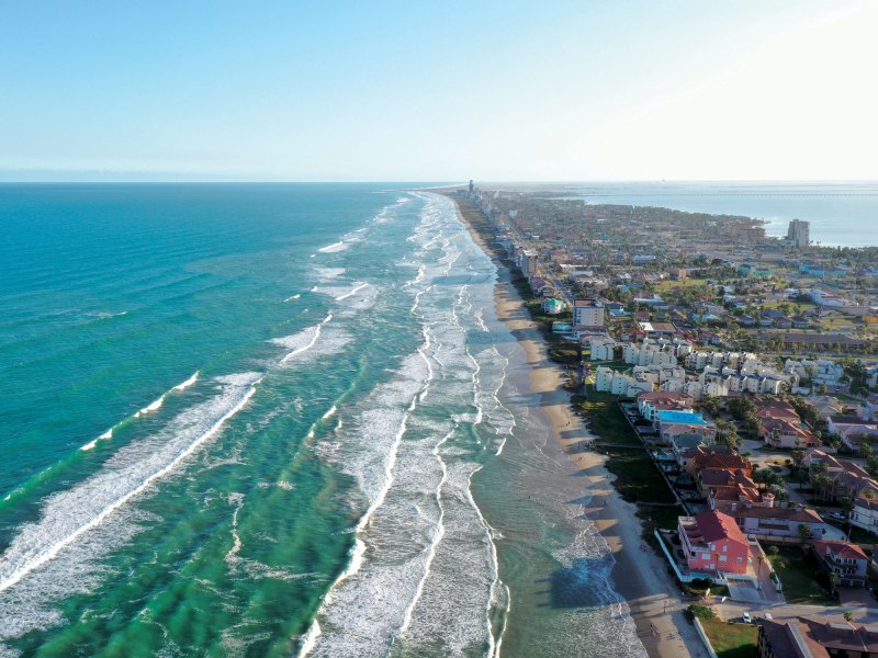 Coastline of Texas