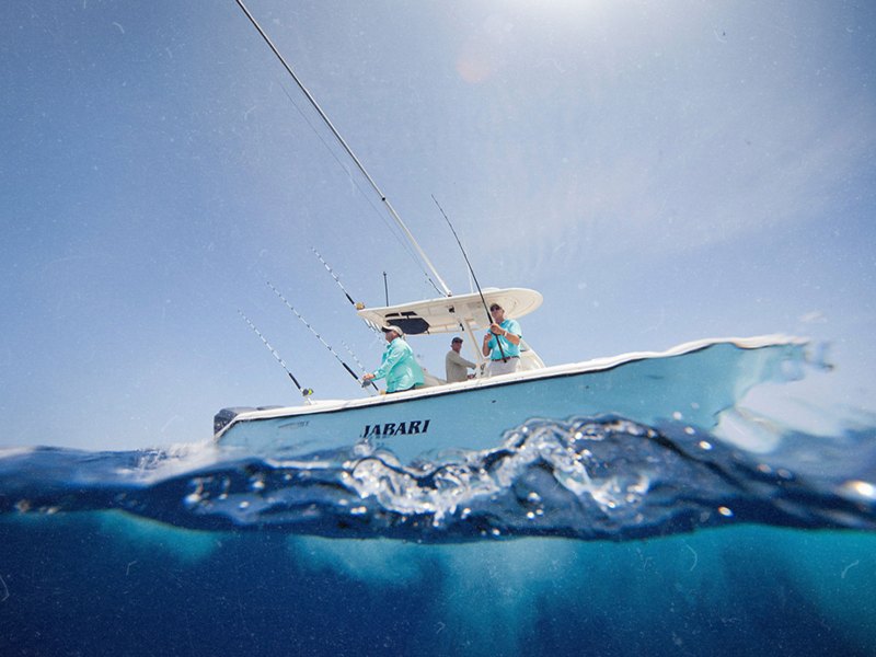 Fishing boat off the Crystal Coast