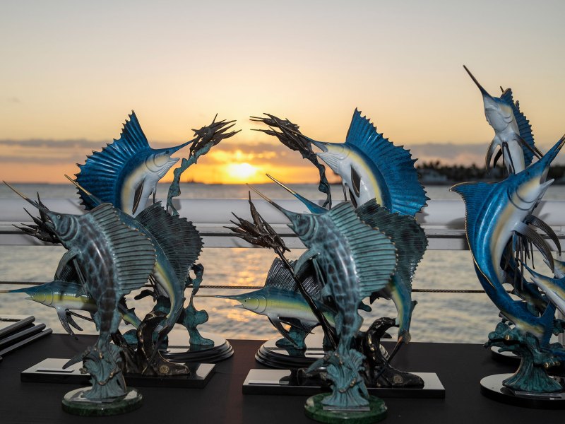 Fishing tournament trophies